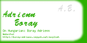 adrienn boray business card